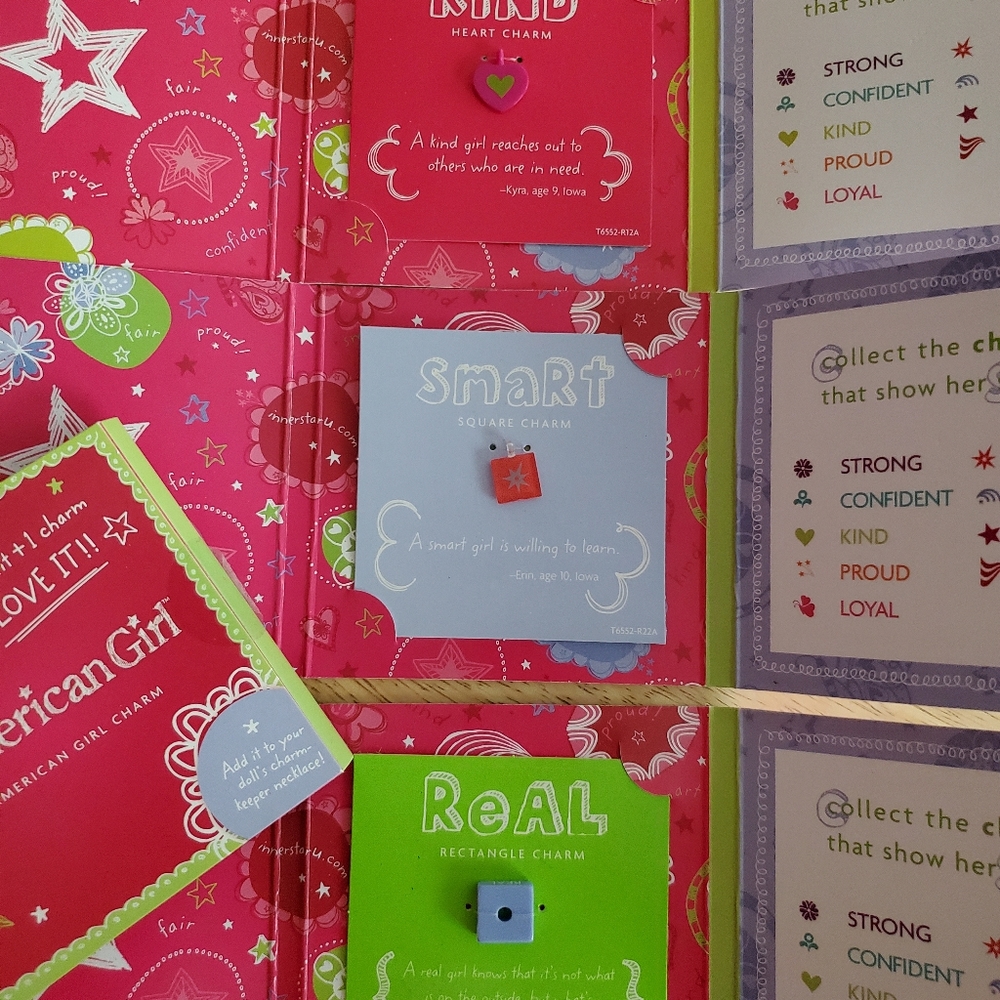 American Girl retired charms
